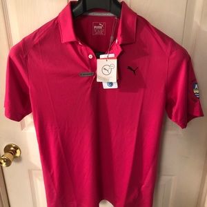 •Puma• Golf *Cruden Bay Golf Club* Men’s Pink Polo